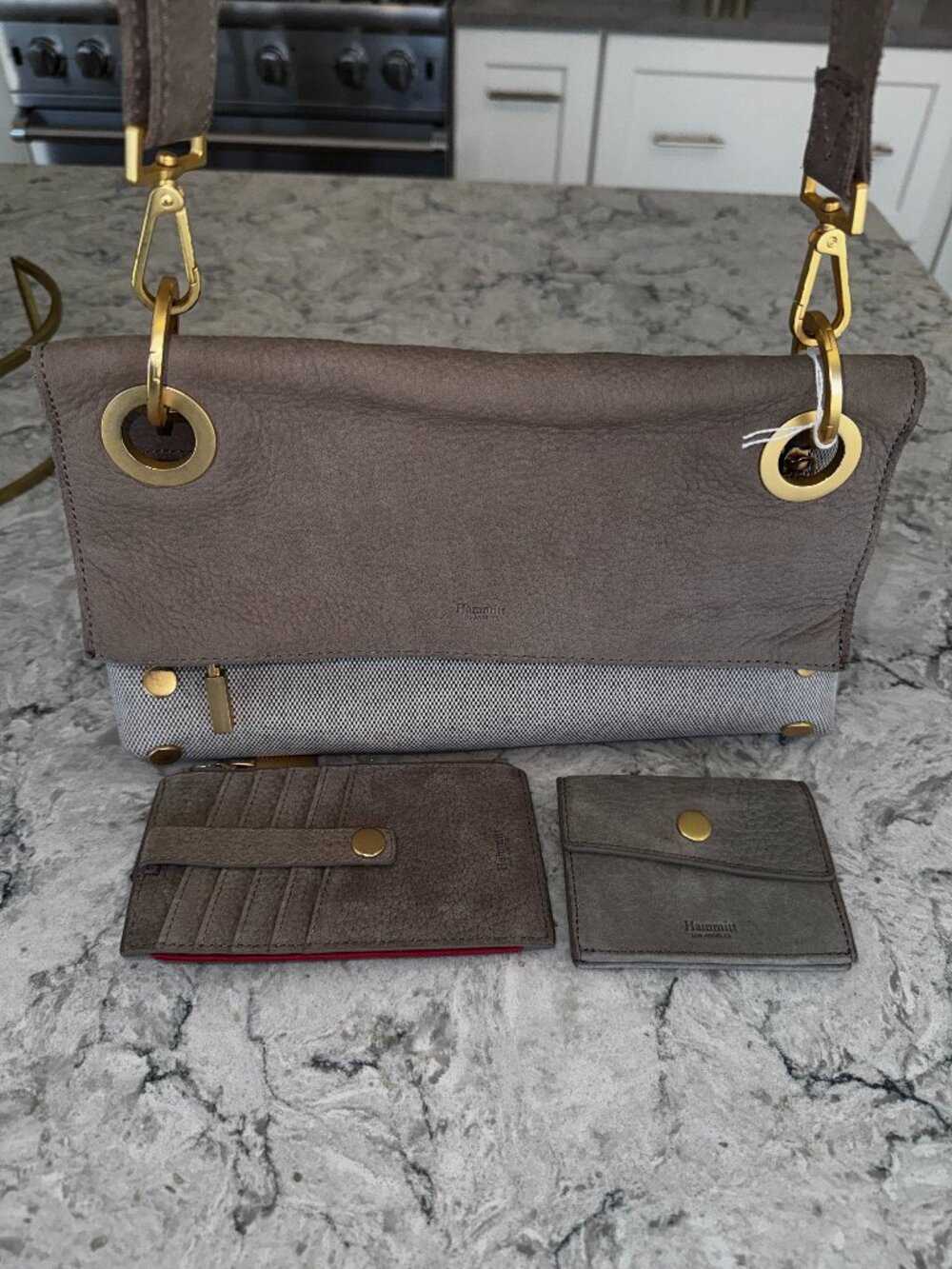 Hammitt Tan Crossbody Purse and Wallets
